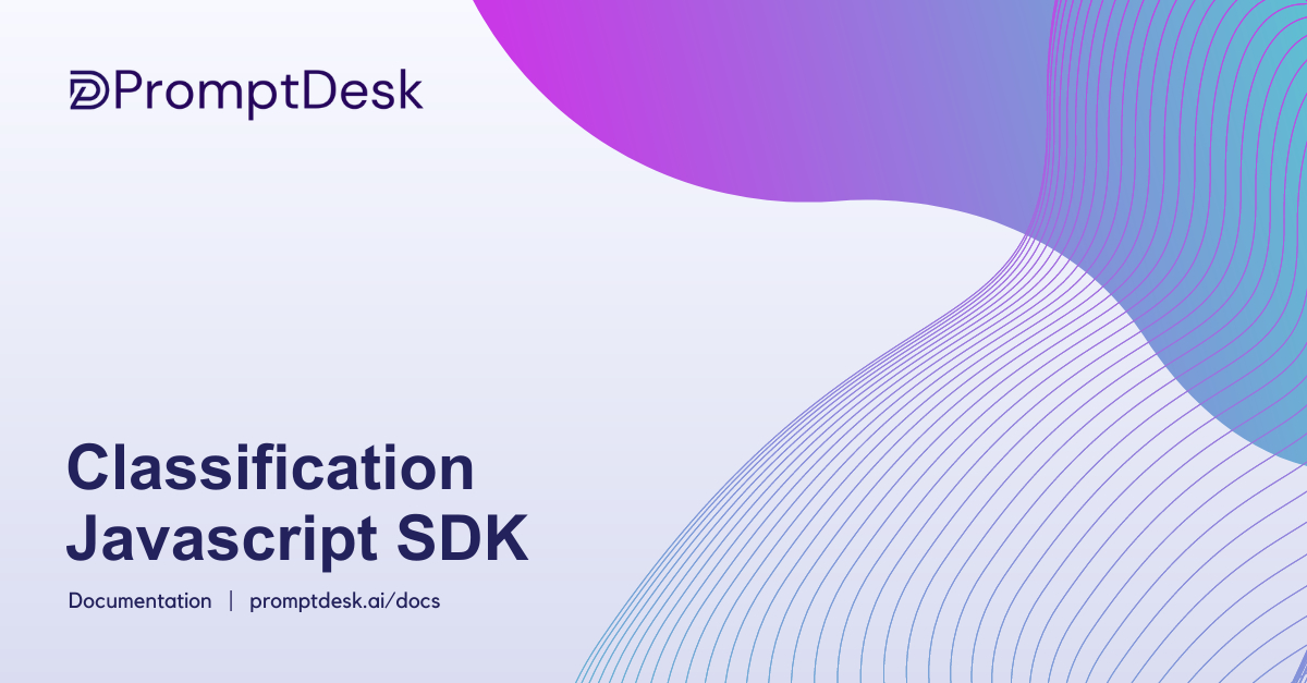 Classification - Javascript SDK | Documentation